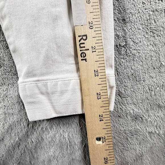 Tommy Hilfiger Jacket Womens Large Denim Stretch Jean Button Up Casual Coat Y2K - Picture 12 of 13